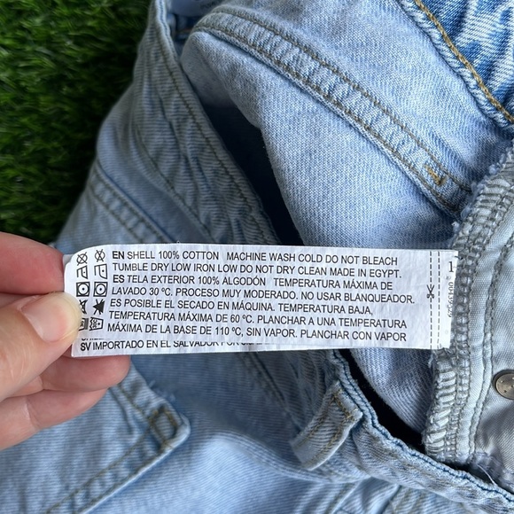 FOREVER 21 Cut Off Denim Shorts size 31 - Picture 5 of 6